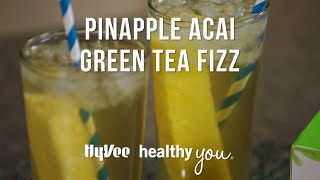 Hy-Vee Healthy You: Pineapple Acai Green Tea Fizz