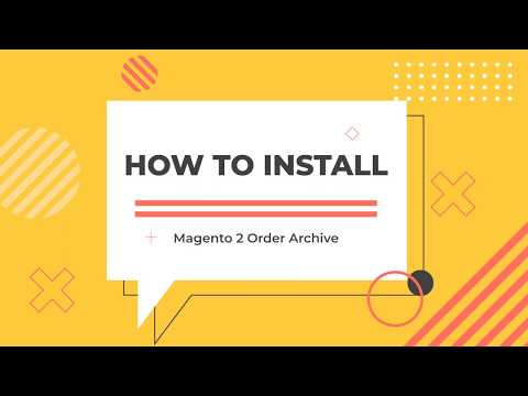 Magento 2 Order Archive | How to install the Order Archive Extension?