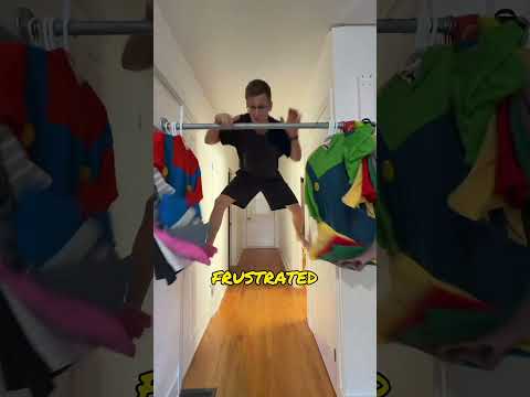 This guy treats the ground like lava, and spends h