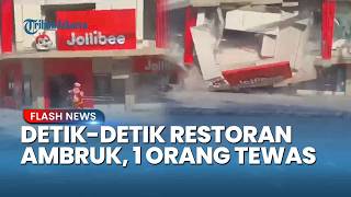 Detik-detik Bnagunan Restoran Ambruk saat Gempa M 7,8 Guncang Filipina, 1 Orang Tewas