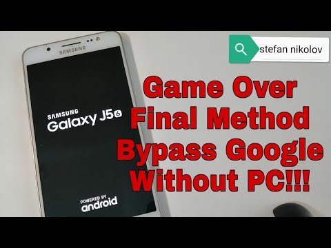 Samsung J5 2016 SM-J510F. Remove Google Account, Bypass FRP. Without PC!