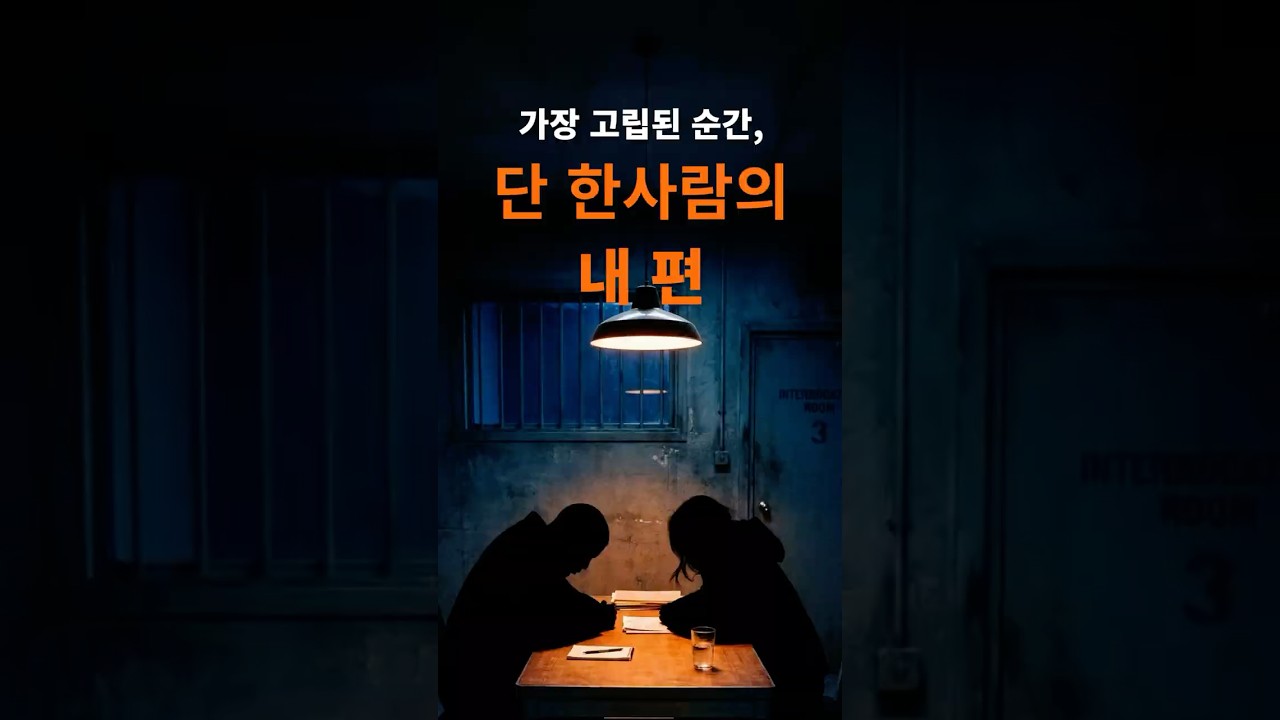 경찰서 조사실, 세상 모두가 나를 의심할 때