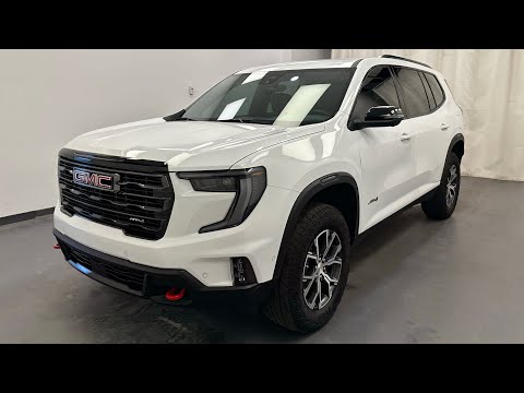 2024 GMC Acadia AWD AT4 in White for sale at Davis GMC Buick Lethbridge in Lethbridge, AB