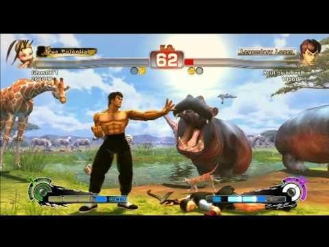 SSF4 AE: Ghost971 (Ibuki) VS Rcut by Loreal (Fei Long)