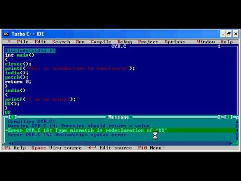 C Programming 32 Multiple Function