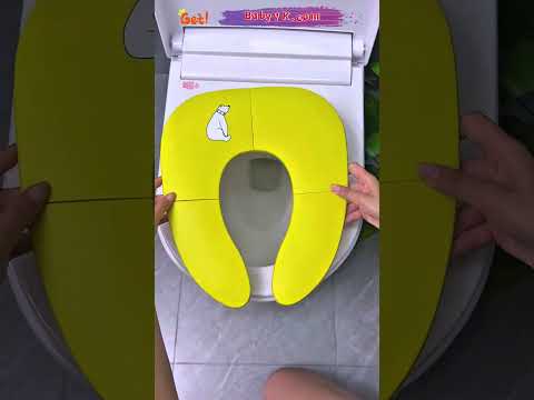 Kids Baby Folding Potty Seat: No More Worry About Little Ones Slipping Into the Toilet #pottytrain