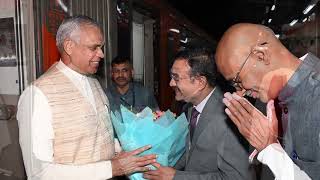 30.12.2025: Governor arrives in Mumbai by train; to visit Nashik on 1st and 2nd