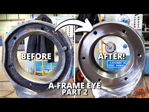 Line Boring & Bore Welding Caterpillar 730 Dump Truck A-frame Eye | Part 2 | Sir Meccanica WS2