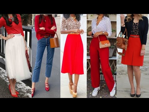 ATUENDOS con ROPA de COLOR ROJO un TONO con MUCHA FUERZA Y PERSONALIDAD LLEVALO CON ELEGANCIA