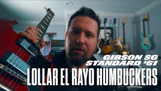 Video thumbnail for Lollar Pickups El Rayo Humbuckers - Gibson SG Humbucker Hunt by Edge of Breakup - Guitar, Amp & Pedal Demos