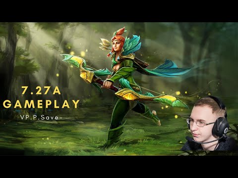 VP.P.Save- Windranger Support Patch 7.27a | Player Perspective - Dota 2 Gameplay