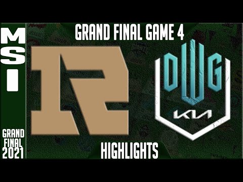 RNG vs DK Final Highlights Game 4 | MSI 2021 Grand Final | Royal Never Give Up vs Damwon KIA G4