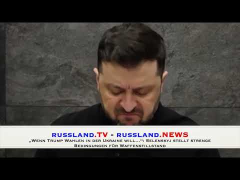 „Wenn Trump Wahlen in der Ukraine will…“: Selenskyj stellt strenge Bedingungen für Waffenstillstand