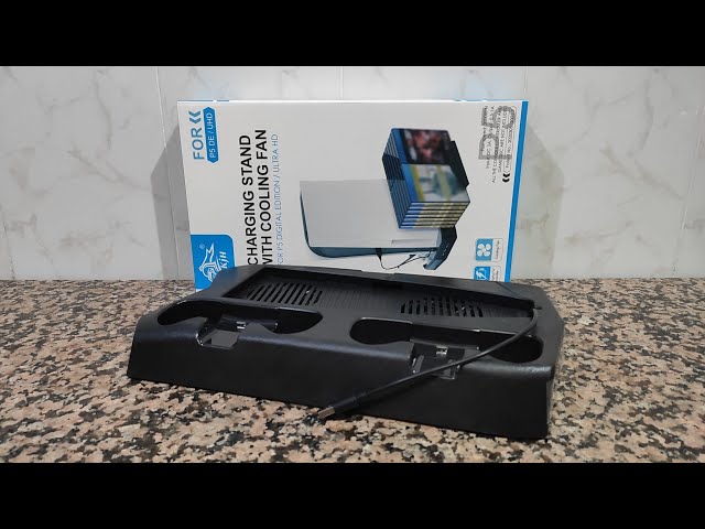 Vídeo relacionado con Tolesum - Soporte para PS5 Pro/Slim, luces LED, estación de refrigeración con carga dual