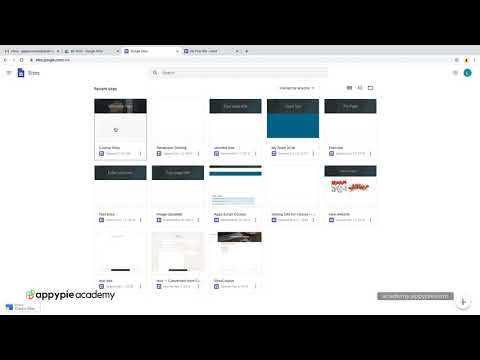 Introduction to Google Sites Lesson 01