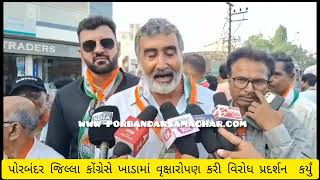 Watch “સુદામાનગરી બની ખાડા નગરી: કોંગ્રેસે ખાડામાં વૃક્ષારોપણકરી તંત્રની બેદરકારીનું વિરોધ પ્રદર્શન કર્યું” on YouTube