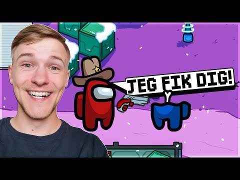 Skyder ALLE som SHERIFF indtil jeg finder IMPOSTOREN! | Among Us Dansk