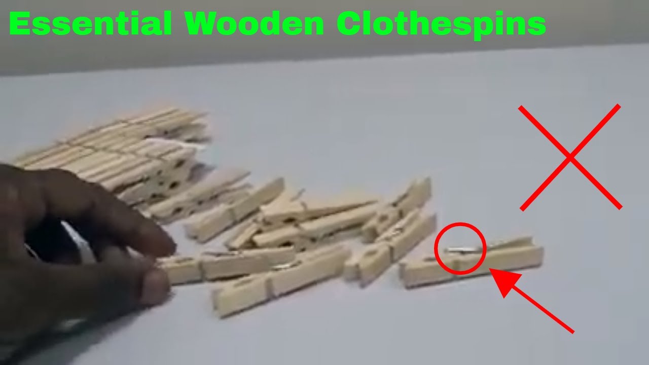 ✅  How To Use Essential Wooden Clothespins Review