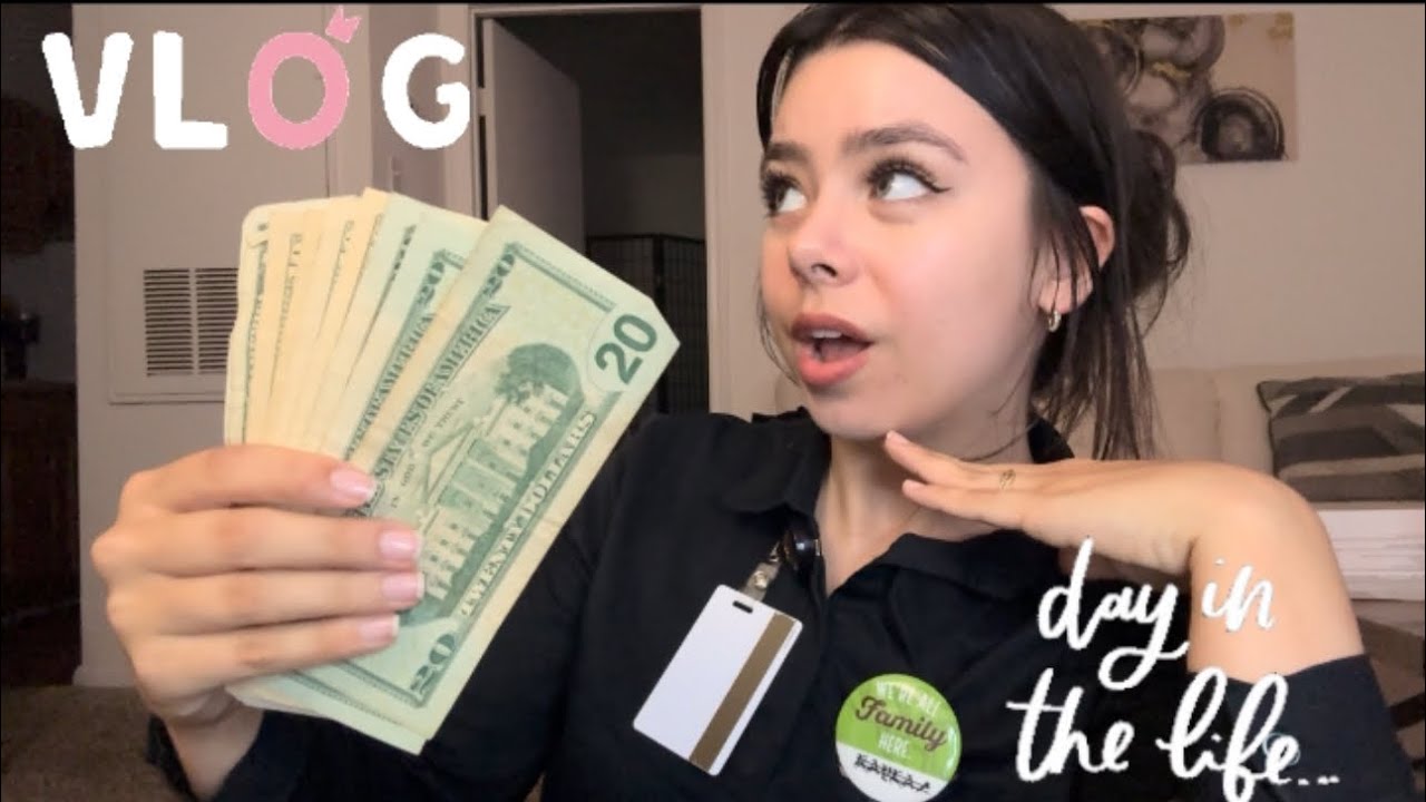 DAY IN THE LIFE OF A WAITRESS 💰