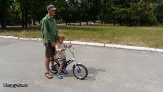 Действенный способ научить ребенка ездить на велосипеде - Видео онлайн
