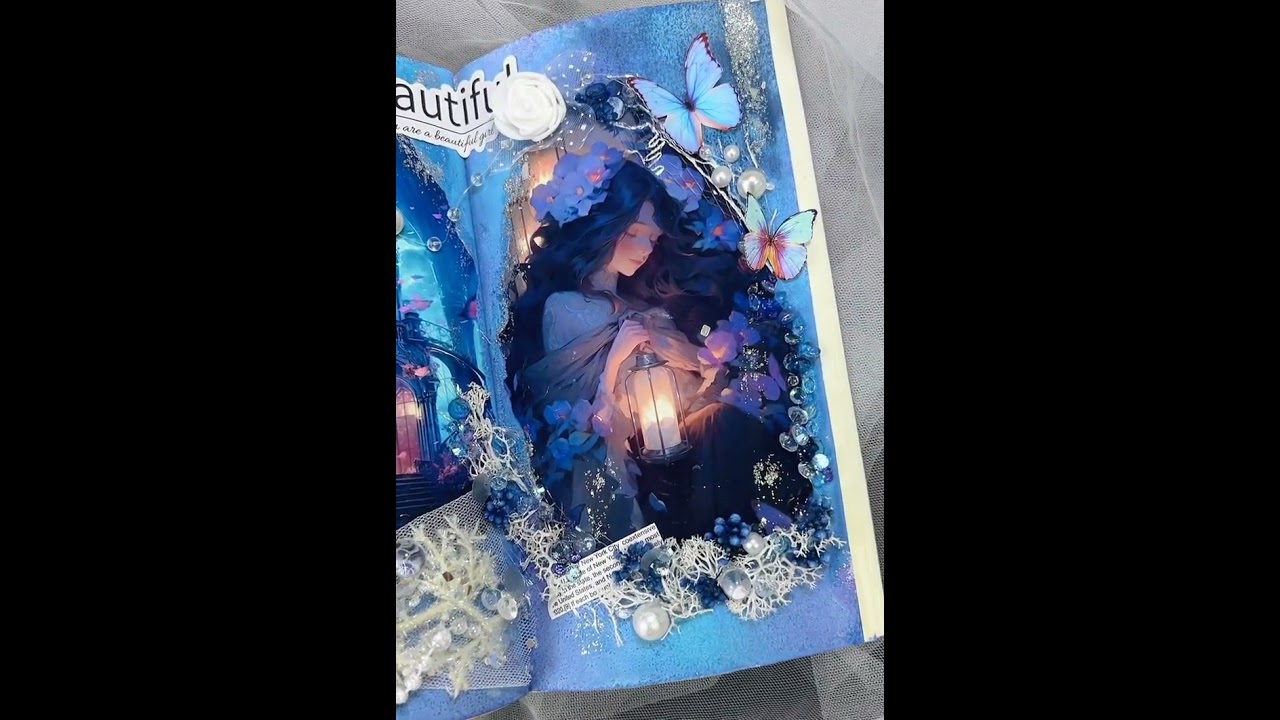 junkjournal ASMR journaling craft #journal #creativejournal #asmrjournal #journalasmr #scrapbookidea