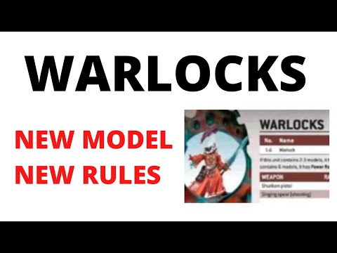 Eldar Warlocks - NEW MODEL and LEAKED RULES