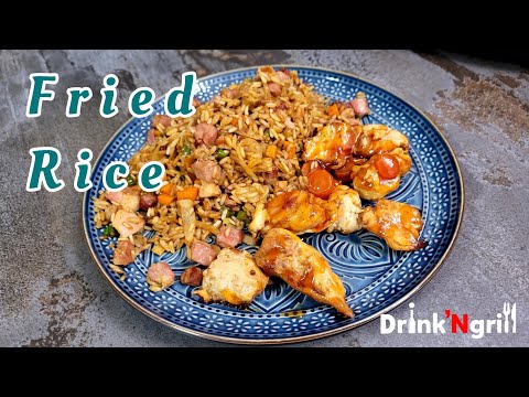 Arroz chino a la venezolana