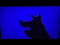 Timon And Pummba At The Cinema In Blue Screen In Swedish
