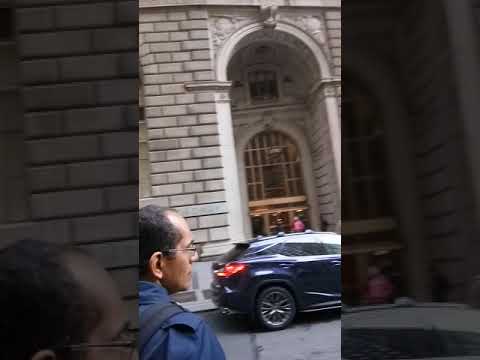 The bull at Manhattan New York