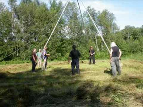 comment construire un tipi en bambou