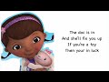 Doc Mcstuffins Theme Song Lyrics