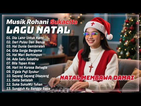 LAGU NATAL ❤️ Dia Lahir Untuk Kami ❤️ Dari Pulau & Benua ❤️ Gita Sorga Bergema ❤️ Hai Mari Berhimpun