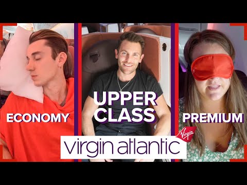 Virgin Atlantic's A350 in all three classes | Upper...