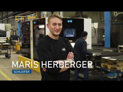 Der MBH-Alltag von Maris als Schleifer | MBH Maschinenbau & Blechtechnik GmbH