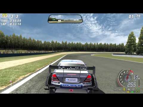 TOCA Race Driver 3 [2006] gameplay on MSI GX 610 laptop / Radeon HD2600