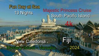 Majestic Princess Cruise | Vanuatu | Fiji | New Caledonia | 2024 | 4k