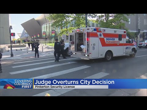 Judge Overturns Denver's Decision To Revoke Pinkerton Security License