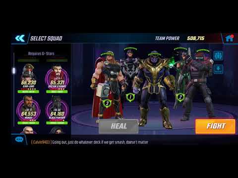 DD1 Speedrun in 15:10 Minutes - Marvel Strike Force
