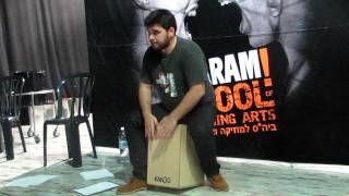 Cajon Workshop with Israel Katumba (Spain) סדנת אומן בטררם עם ישראל קטמבה