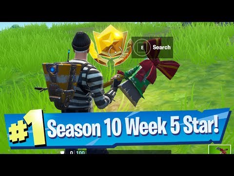 Fortnite Season 10 Week 5 Secret Battle Pass Star Location