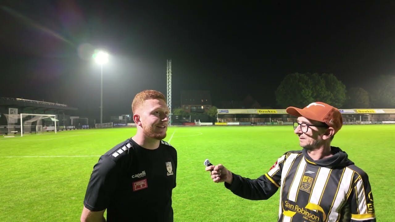 Alfie Marsden Wythenshawe home post match interview