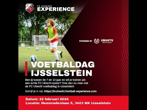 FC Utrecht Voetbaldag bij VVIJ 2024