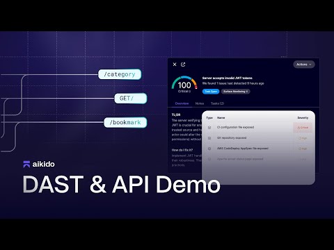 Intro to DAST & API security with aikido.dev