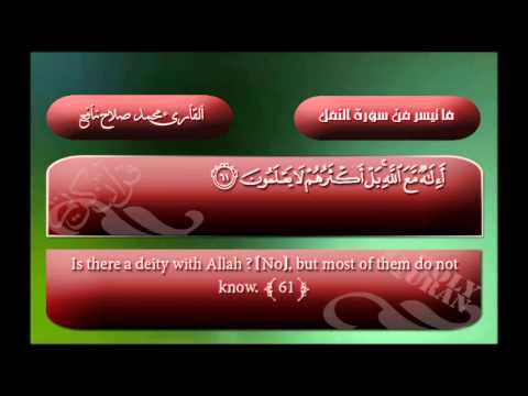 Muhammad Salah Nafea - Surah An - Naml Verses 59-66 (27)