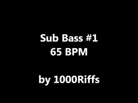 Sub Bass Kick Drum #1 : 65 BPM - Beats Per Minute