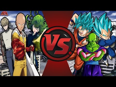 ONE PUNCH MAN vs DRAGON BALL Z! (Goku vs Saitama 2) Cartoon Fight Club Episode 178 Video