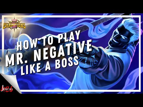 How to Play Mister Negative -  New God Tier Degeneration Champion - Marvel Contest of Champions