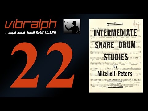 Vibralph - Intermediate snare drum studies Study #18