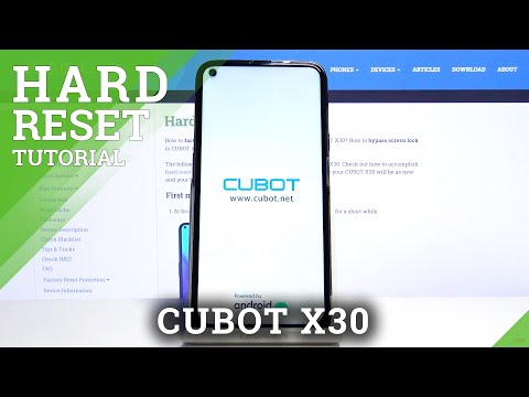 How to Hard Reset CUBOT X30 – Restore Default Settings