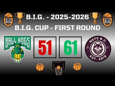 Ball Hogs 51-61 ΜΕΤΣ (Cup-Round A-19/10/2025)